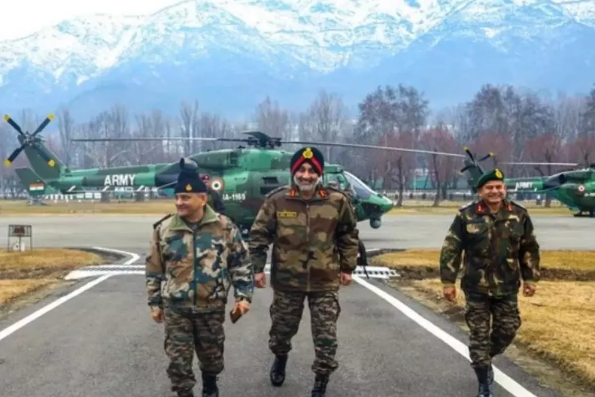 Indian Army: कश्मीर घाटी में सीडीएस जनरल अनिल चौहान