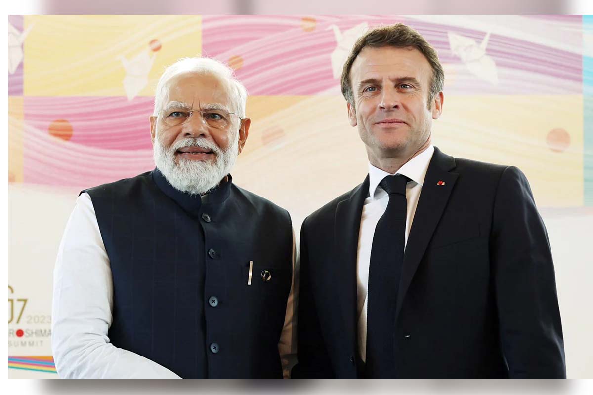 Prime Minister Narendra Modi: جی 7 سربراہی اجلاس میں پی ایم مودی، فرانس کے صدر ایمانوئل میکرون نے تجارت، معیشت پر تبادلہ خیال کیا