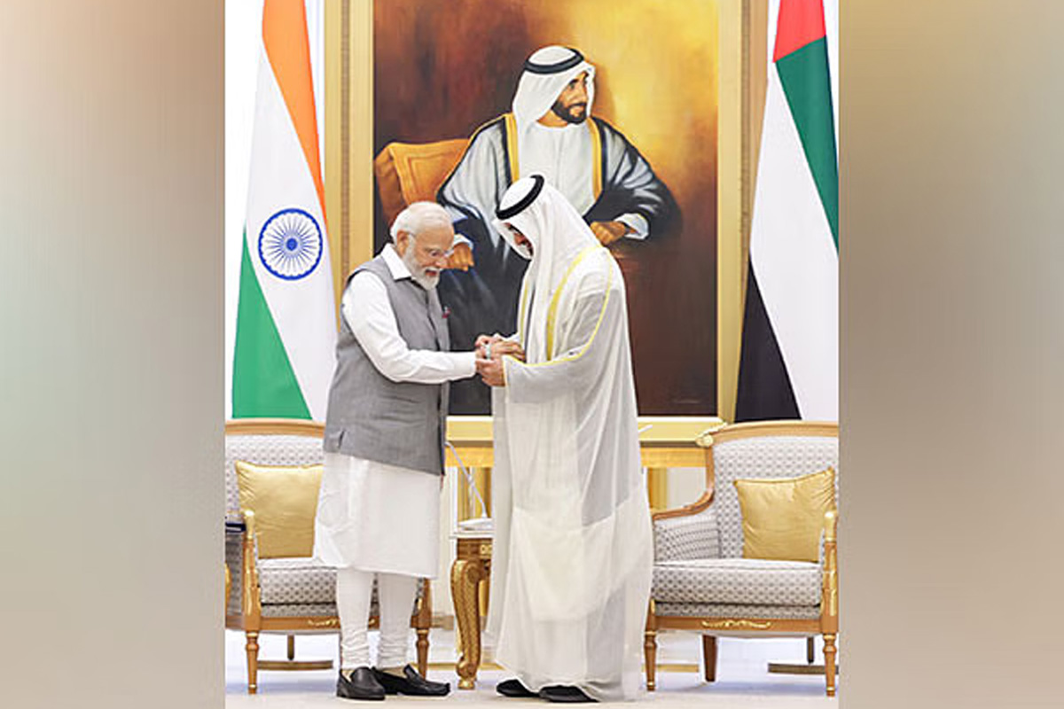 India and UAE will keep working closely to further global good: ہندوستان، متحدہ عرب امارات ہر قسم کی دہشت گردی کے خلاف لڑنے کا عہد کرتے ہیں