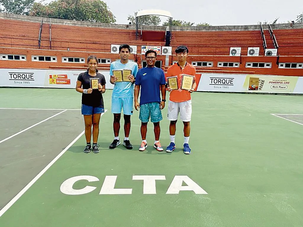 Titles at CLTA-AITA Championship Series Tennis Tournament: اشواجیت سنجام نے سی ایل ٹی اے-اے آئی ٹی اے چیمپئن شپ سیریز ٹینس ٹورنامنٹ میں ٹائٹل جیت لیے