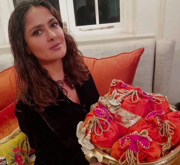 ‘Shush Deepawali!’ : Salma Hayek mistook Shubh Diwali