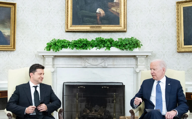 The US President To Zelenskyy “It’s An Honour To Be By Your Side”