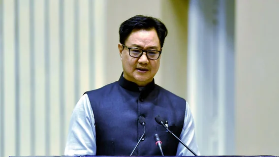 Union law minister Kiren Rijiju