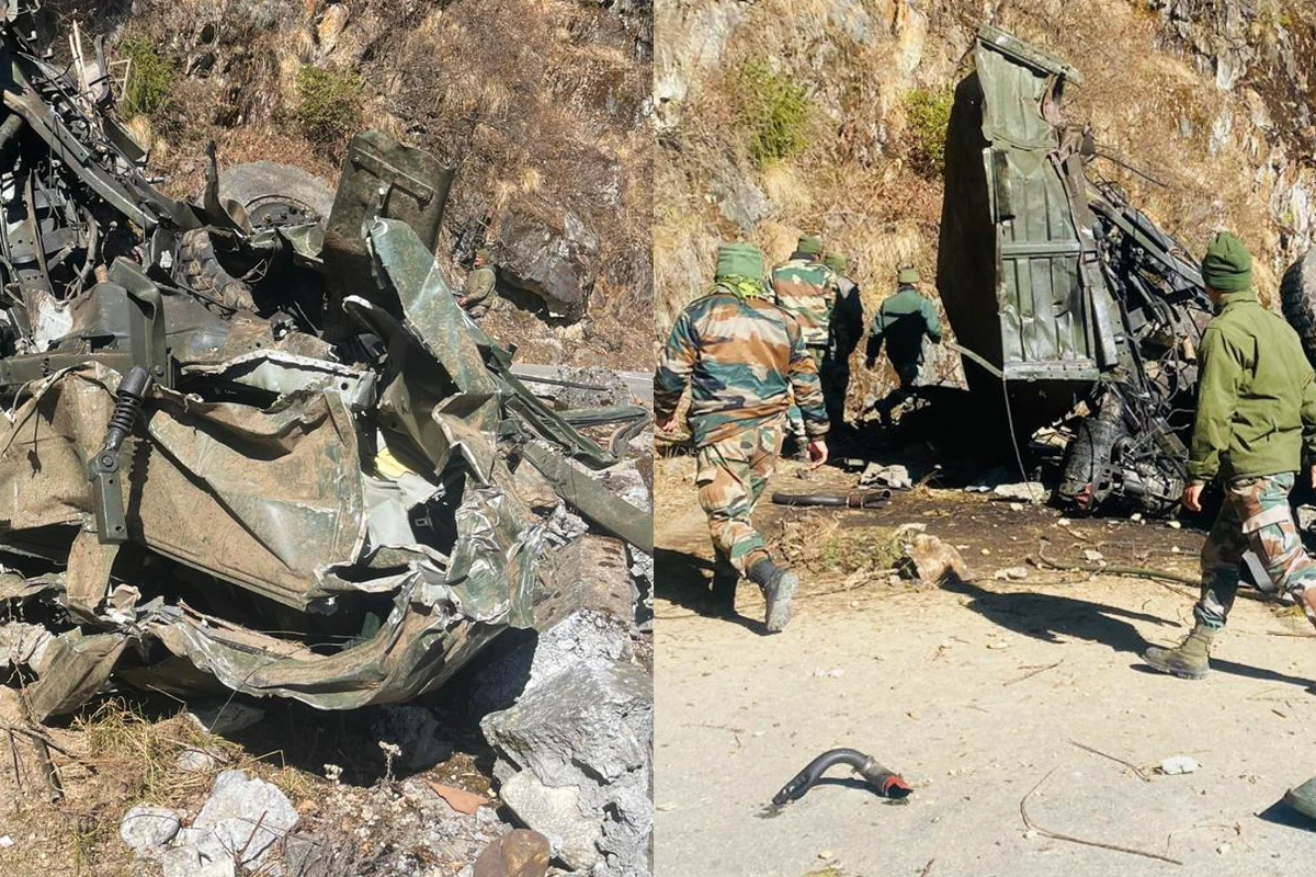 Big Accident In North Sikkim, Army Truck Fell Into The Ditch, 16 Soldiers Martyred