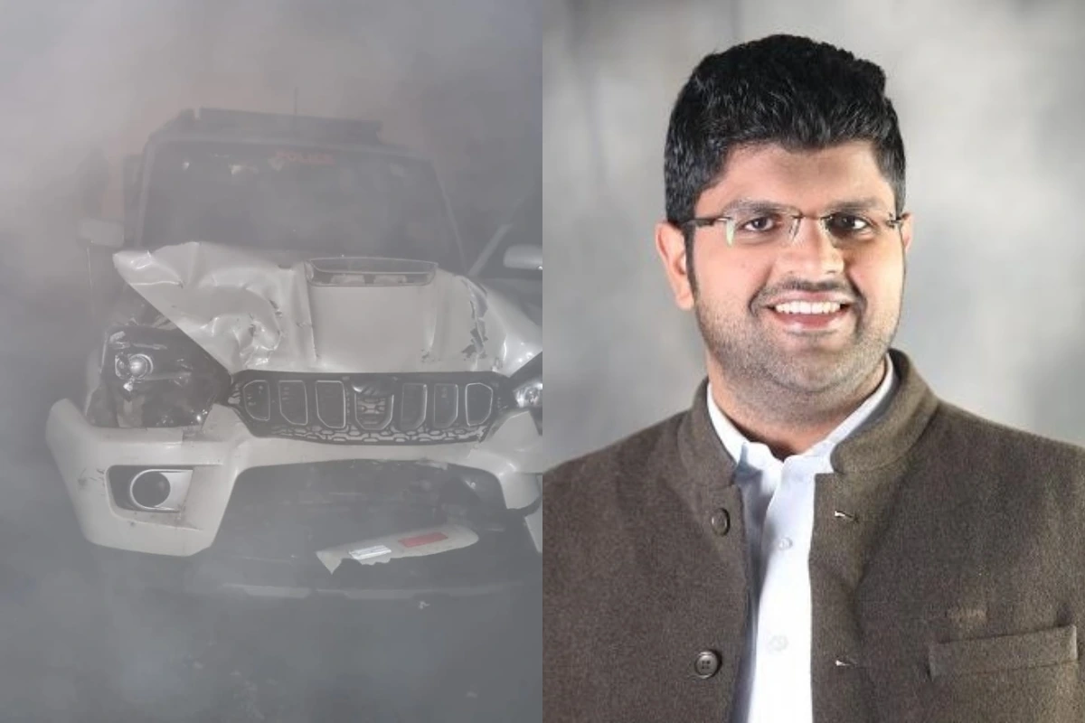 Haryana: Major Accident Due To Dense Fog In Hisar, Deputy CM Dushyant Chautala’s Convoy Collided