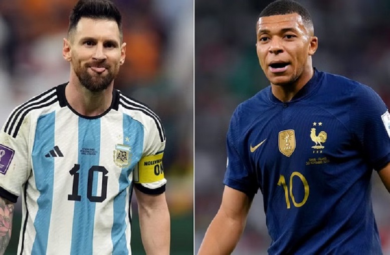 Messi and Mbappe