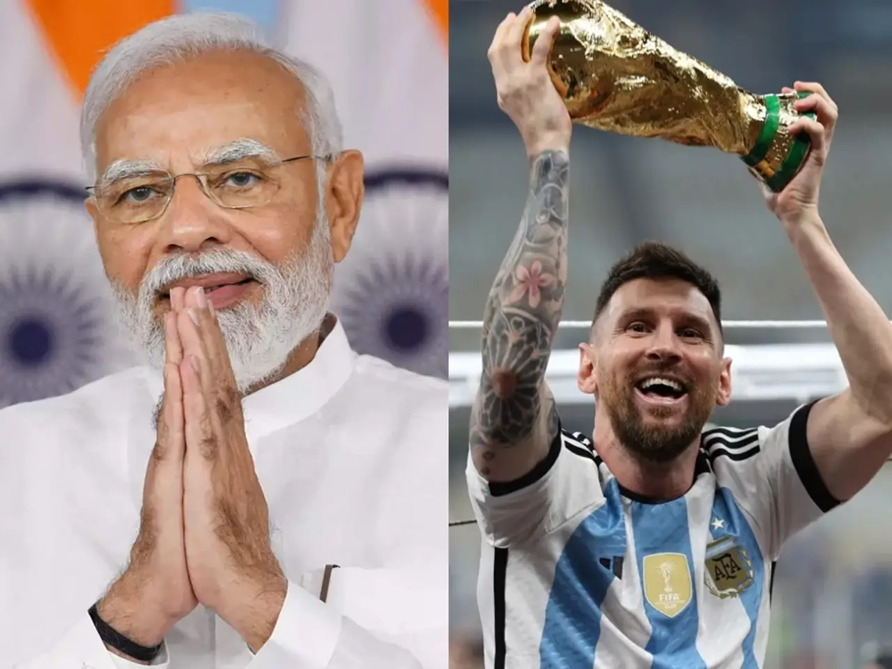 PM Modi And Lionel Messi