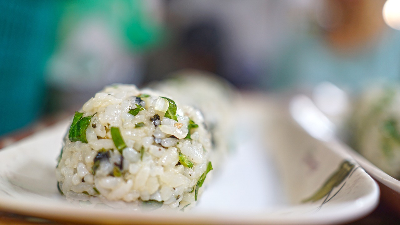 VVegetable Dumplings with Rice