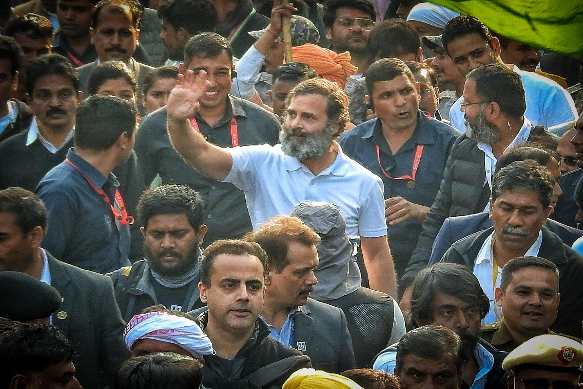 Rahul Gandhi in Bharat Jodo Yatra.