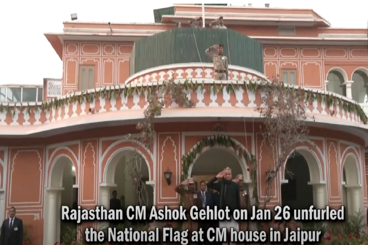Republic Day Special: Chief minister of Rajasthan, Ashok Gehlot, hoists the flag in Jaipur on Republic Day