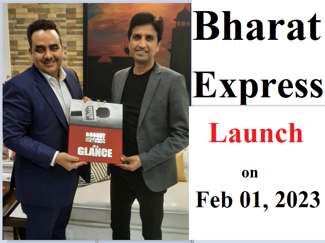 Bharat Express Chief Upendra Rai meets poet & motivational speaker Dr Kumar Vishwas, invites him to the channel launch
