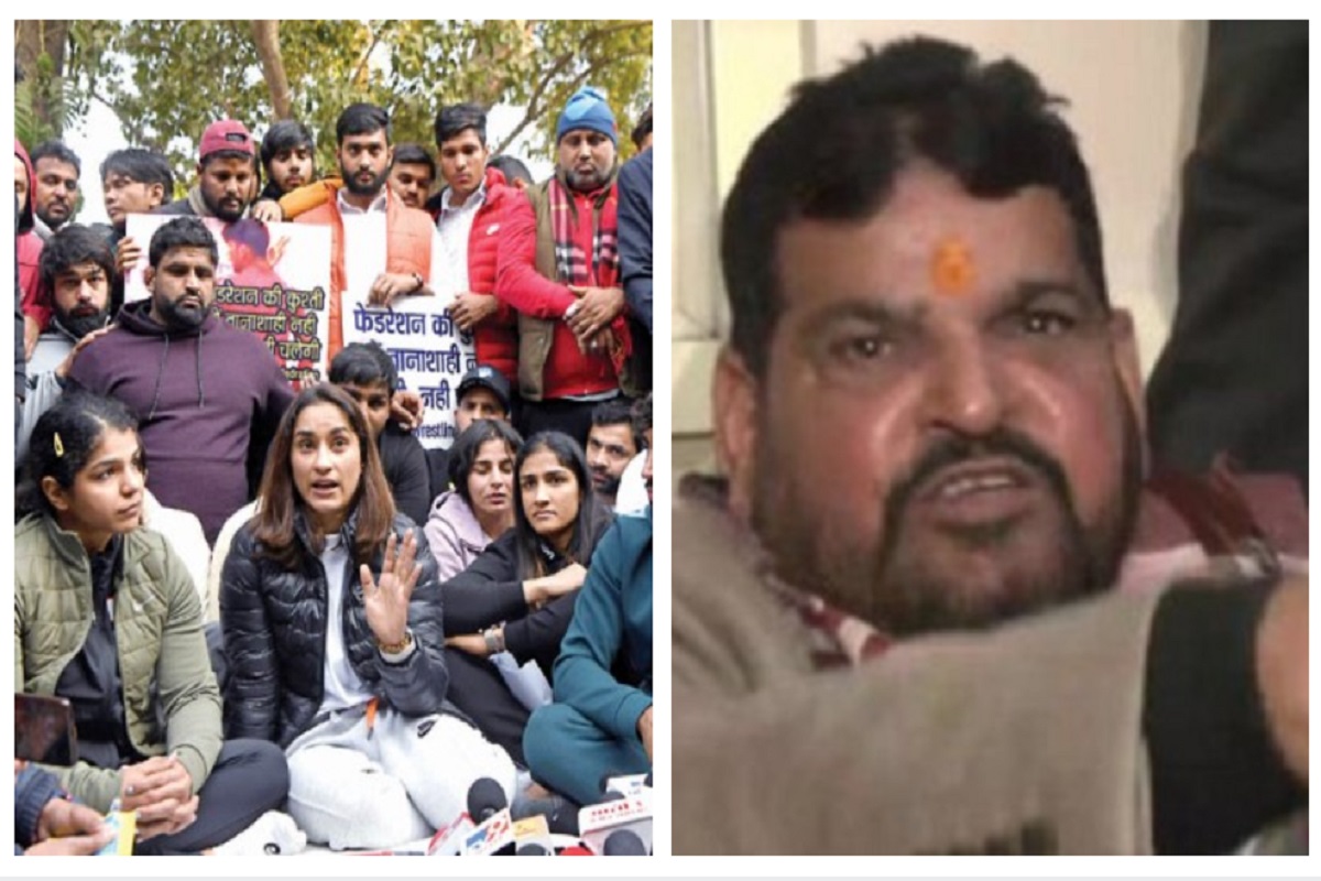 Wrestler Vinesh Phogat accuses WFI Chief Brij Bhushan Singh of ‘Sexual Harassment’; wrestlers protest at Jantar Mantar