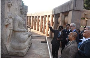 G-20 Visitors in Sanchi