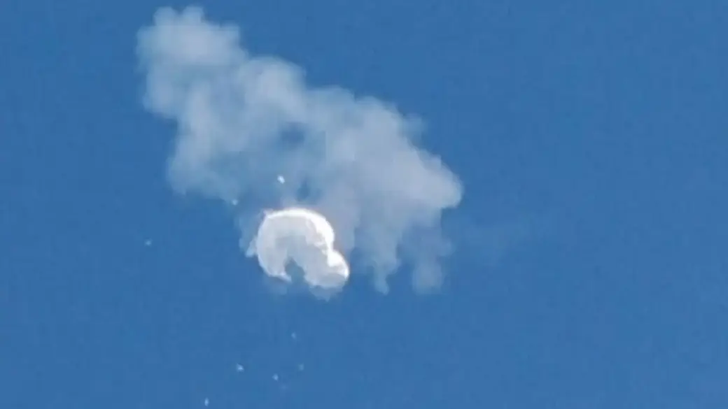 United States Shoots Down Chinese Spy Balloon Over Atlantic