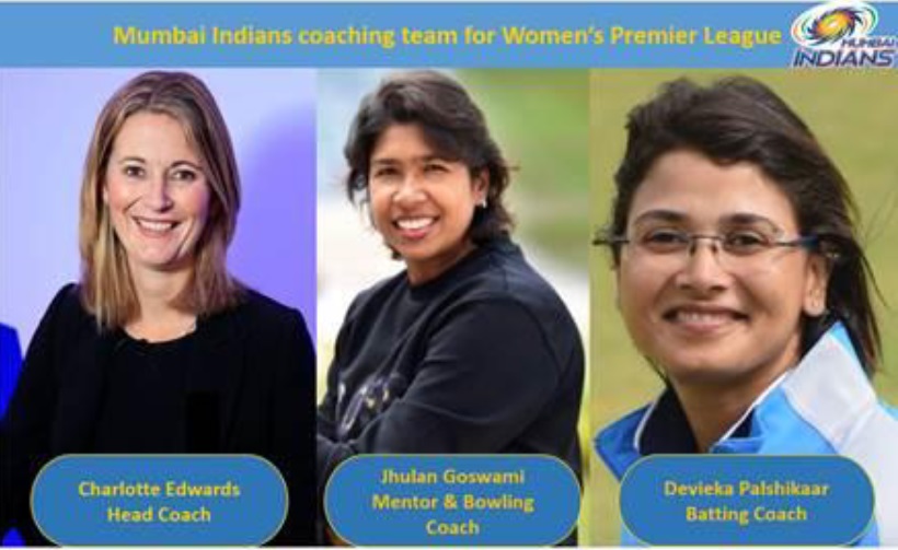 Mumbai Indians announces its coaching team for Women’s Premier League