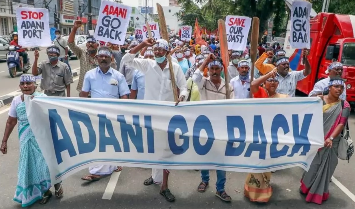 Opposition ruckus against Adani