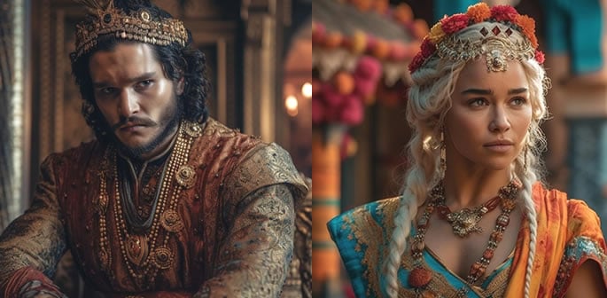 AI Images Display ‘Game Of Thrones’ Characters In Indian Clothing