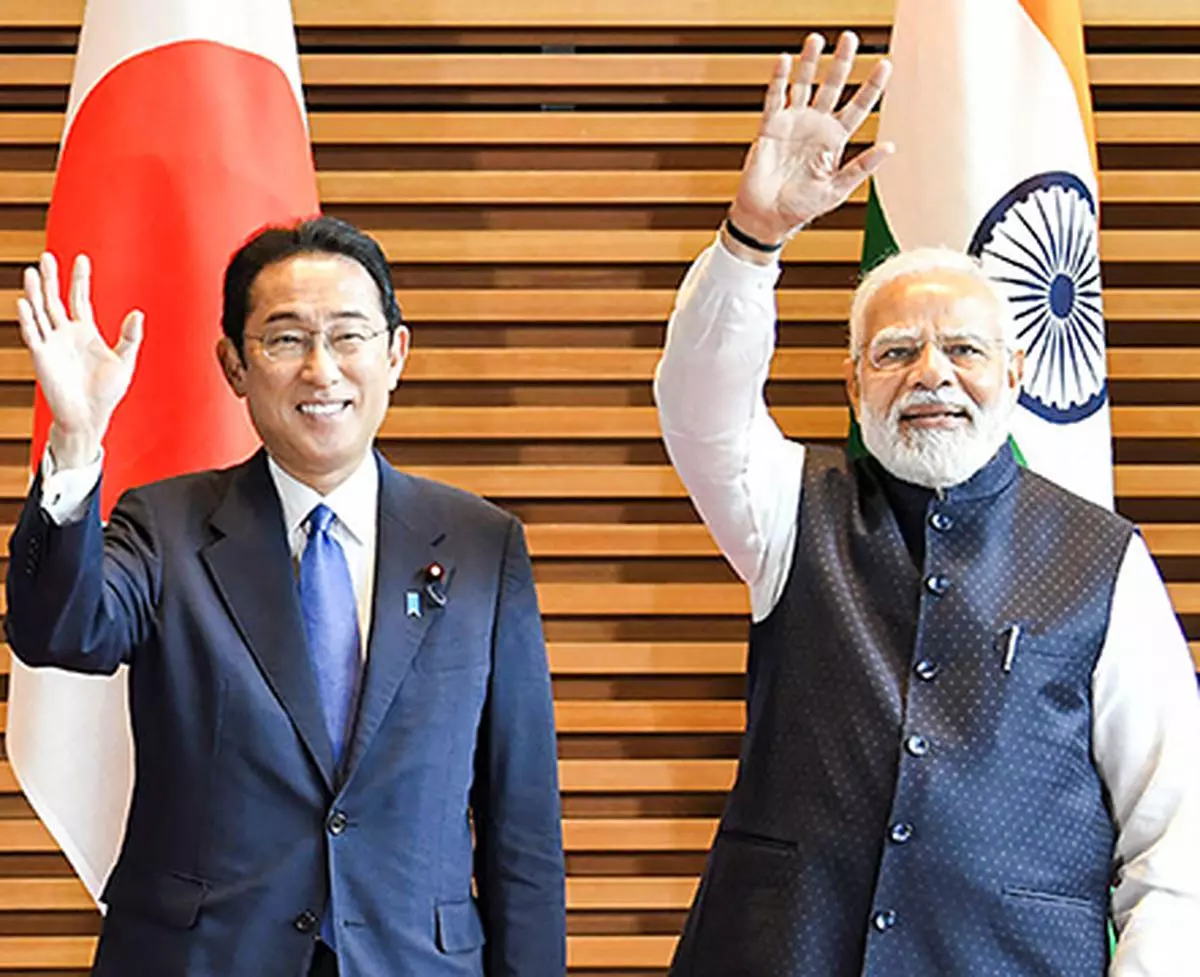 PM Modi with Japanese PM Fumio Kishida