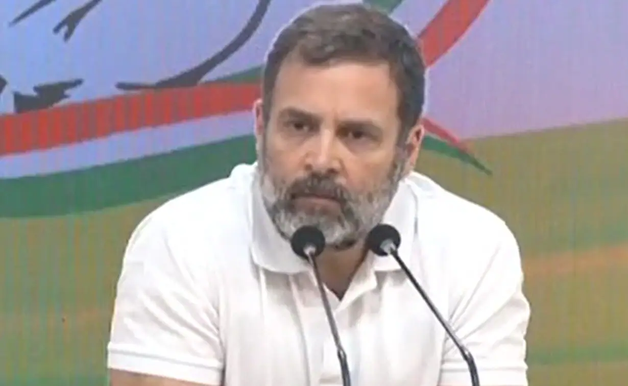 Rahul Gandhi in press conference