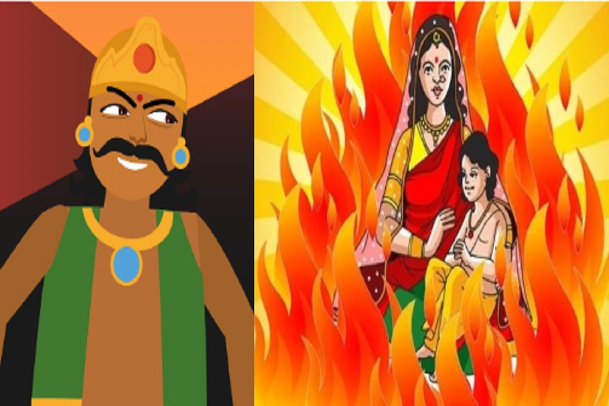 Why People Reenact The Scene Of ‘Holika’s Burning To Ashes? Know The Full Story Here….