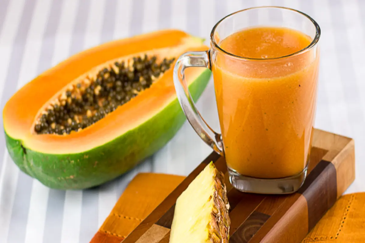 Pineapple Papaya Smoothie