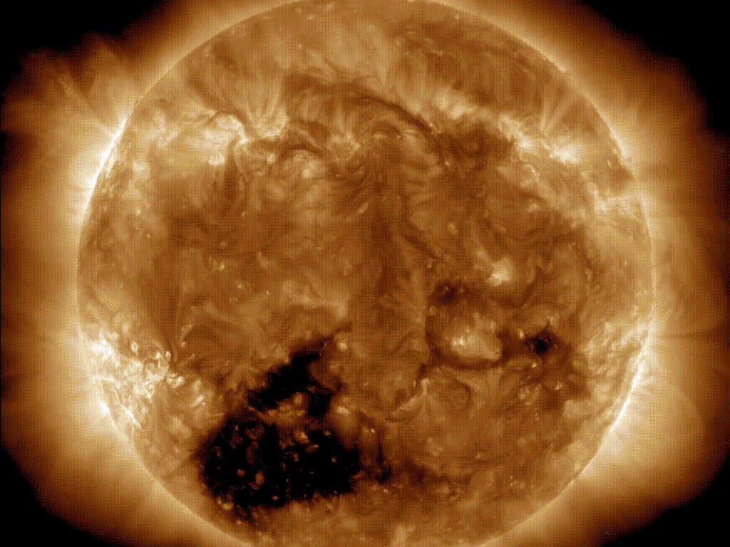 NASA Scientists Discover A Massive Hole On Sun 20 Times Size Of Earth