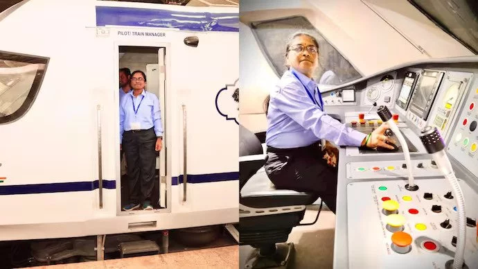 Asia’s First Female Loco Pilot, Surekha Yadav, Operates Vande Bharat Express