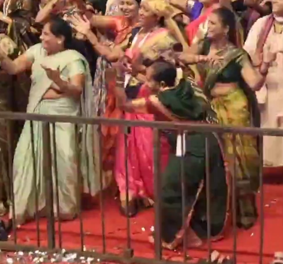 A Viral Video Depicts An Elderly Woman Joyfully Dancing At A Programme
