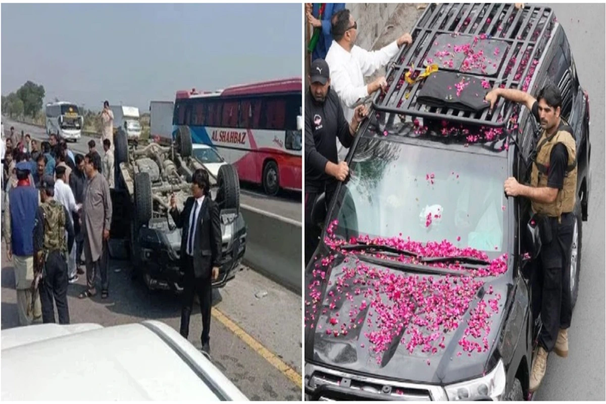 Former PM Imran Khan’s Convoy Meets Accident On Way To Islamabad For Hearing In Toshkhana Case