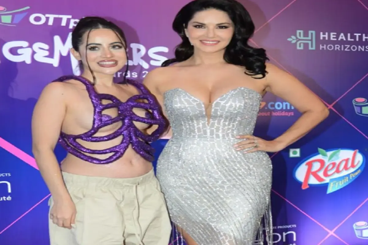 Double Dhamaka! Sunny Leone And Uorfi Javed At OTT Play Change Makers Awards 2023