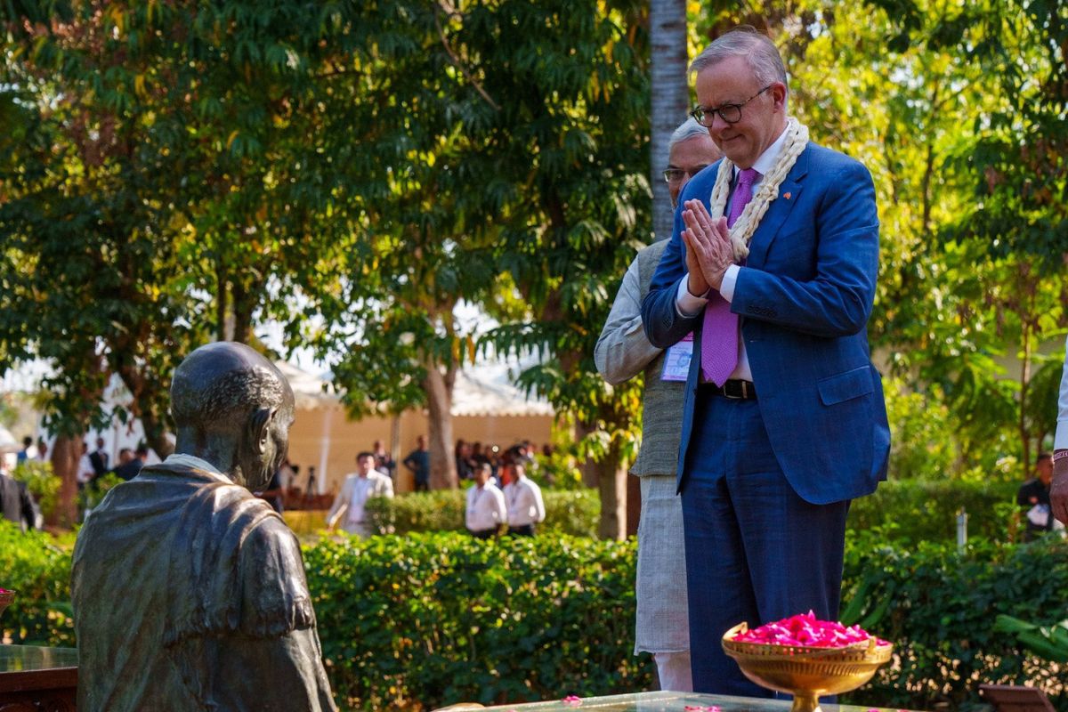 Australian Prime Minister first India Trip Starts With Sabarmati Ashram In Ahmedabad