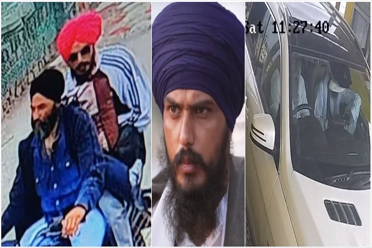 New Look! Swapped Blue Turban To Pink: CCTV Footages Found Of Amritpal During Different Stages Of His Escape