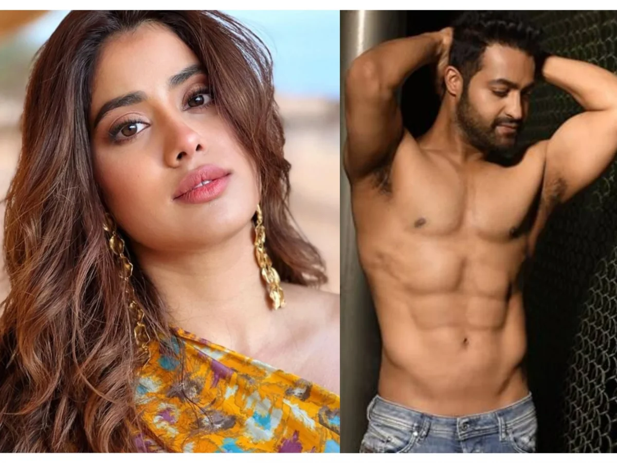 Janhvi Kapoor and Jr NTR