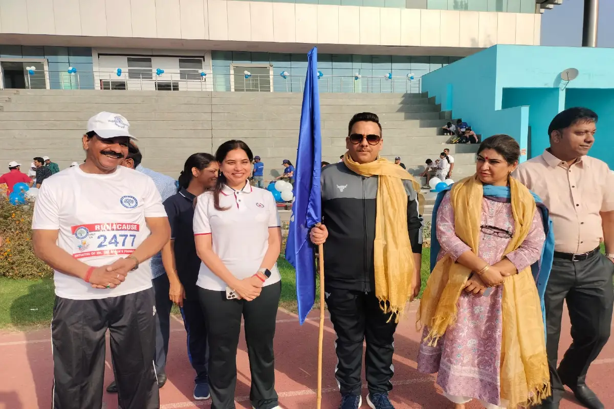 “If There Is Strength In Courage, There Is No Need For Legs To Climb A Mountain,” Says Upendrra Rai, Chairman Of Bharat Express, At ‘Run Against Disability’ Event
