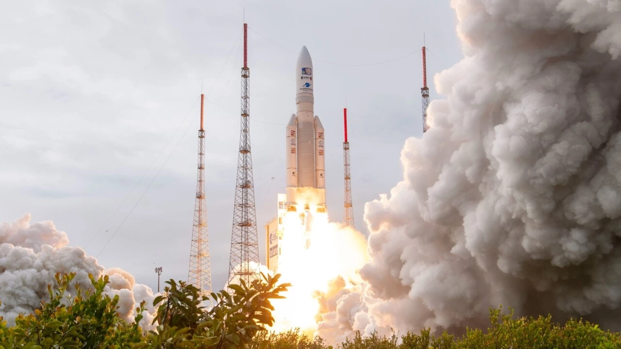 European Spacecraft Blasts Off Towards Jupiter And Its Icy Moons