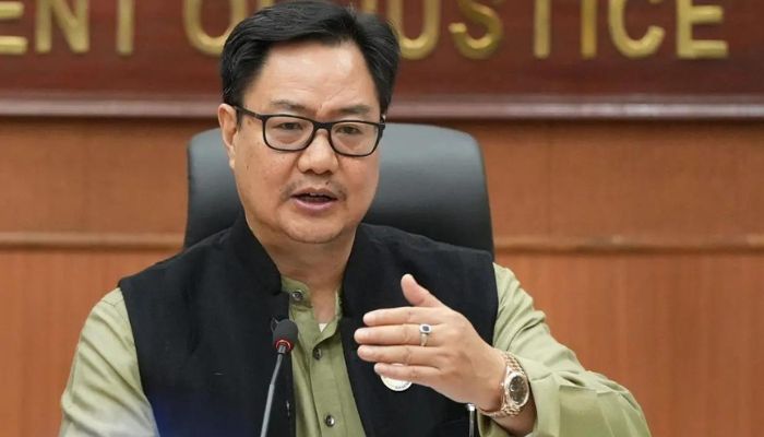 “Department Of Justice Doesn’t Address Grievances Involving Retired Supreme Court & high court justice”, Says Kiren Rijiju