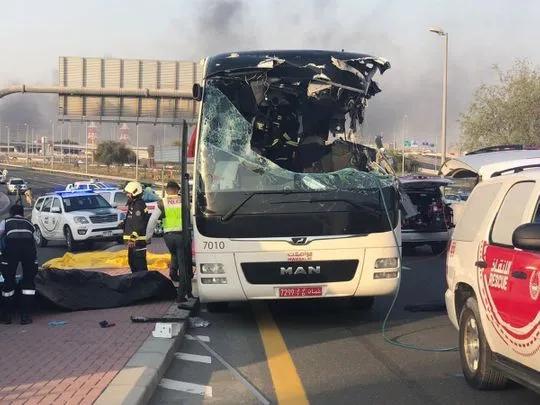 Dubai bus crash