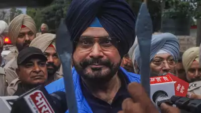 Congress Leader Navjot Singh Sidhu Walks Out Of Patiala Central Jail