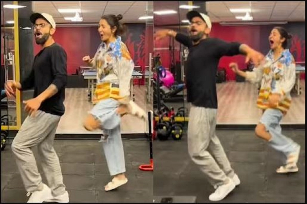 Virat Kohli and Anushka Sharma groove together at the gym