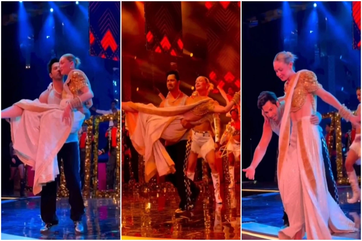 Varun Dhawan Lifts And Kisses Supermodel Gigi Hadid During Performance At NMACC, Netizens React