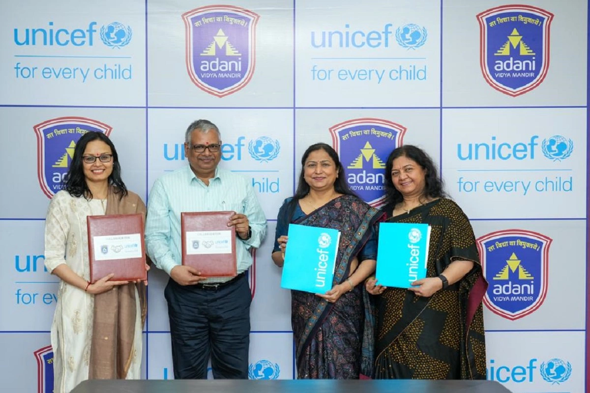 Adani Vidya Mandir, UNICEF Join Hands For ‘UNICEF on Campus Knowledge Initiative’