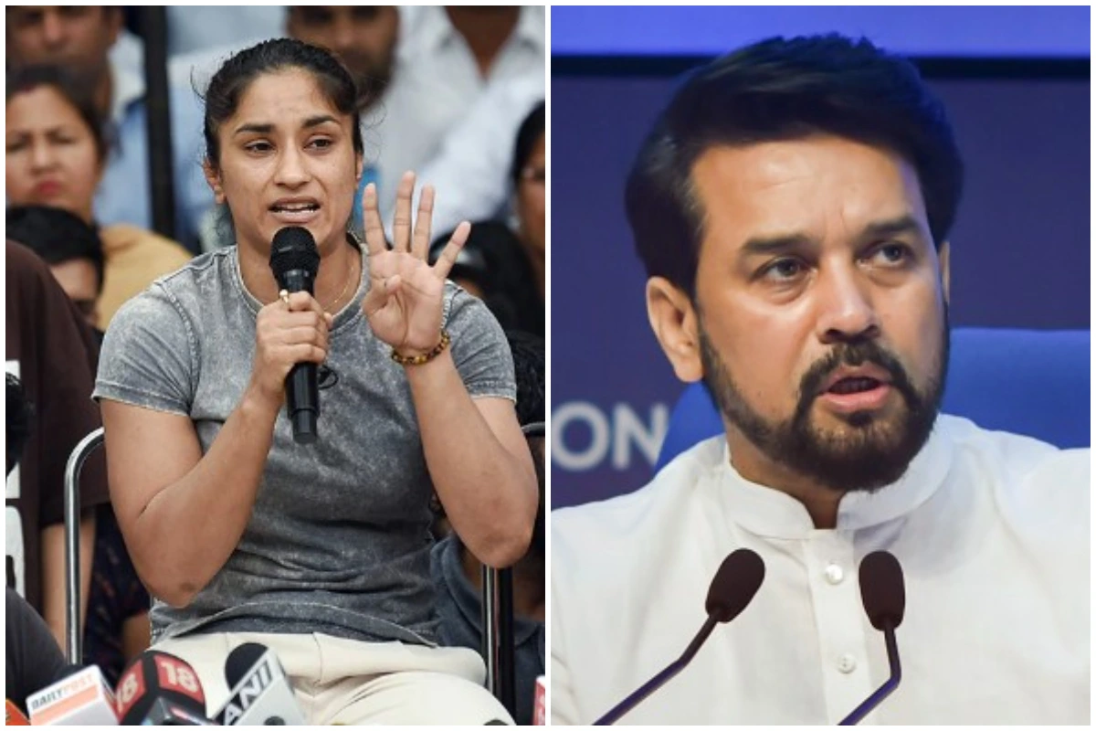 Amidst #MeToo Protest, Wrestler Vinesh Phogat Slams Anurag Thakur For Suppressing The Matter