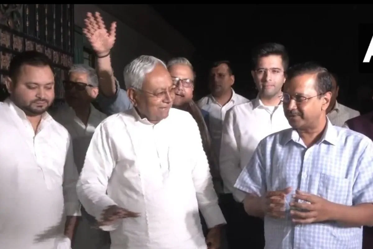 Nitish Kumar Meets Arvind Kejriwal Following Congress’ Snub To AAP Leader
