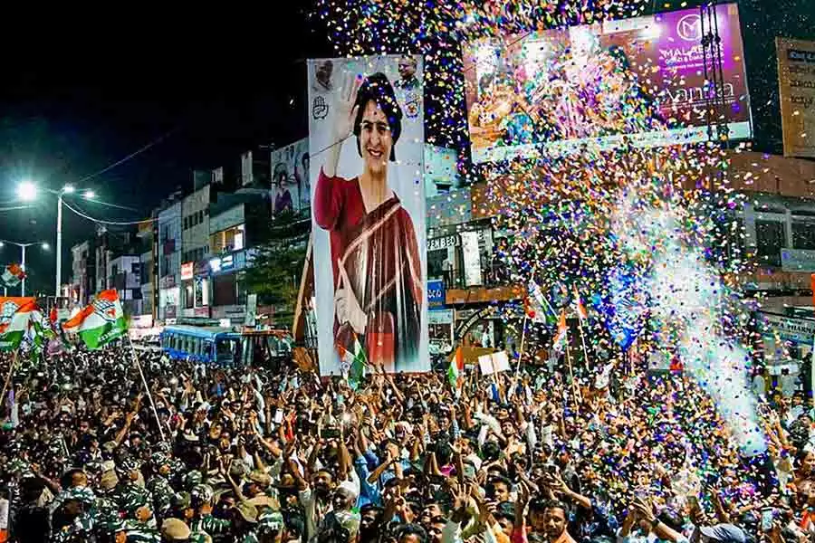“Victory Of Politics That Unites Country”, Says Priyanka Gandhi On Karnataka Poll Results