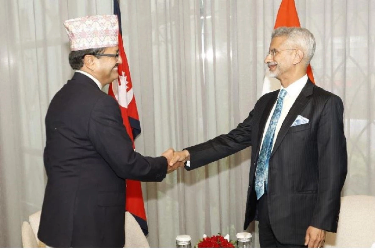 Jaishankar Meets Nepal’s Foreign Minister Saud For The First Time
