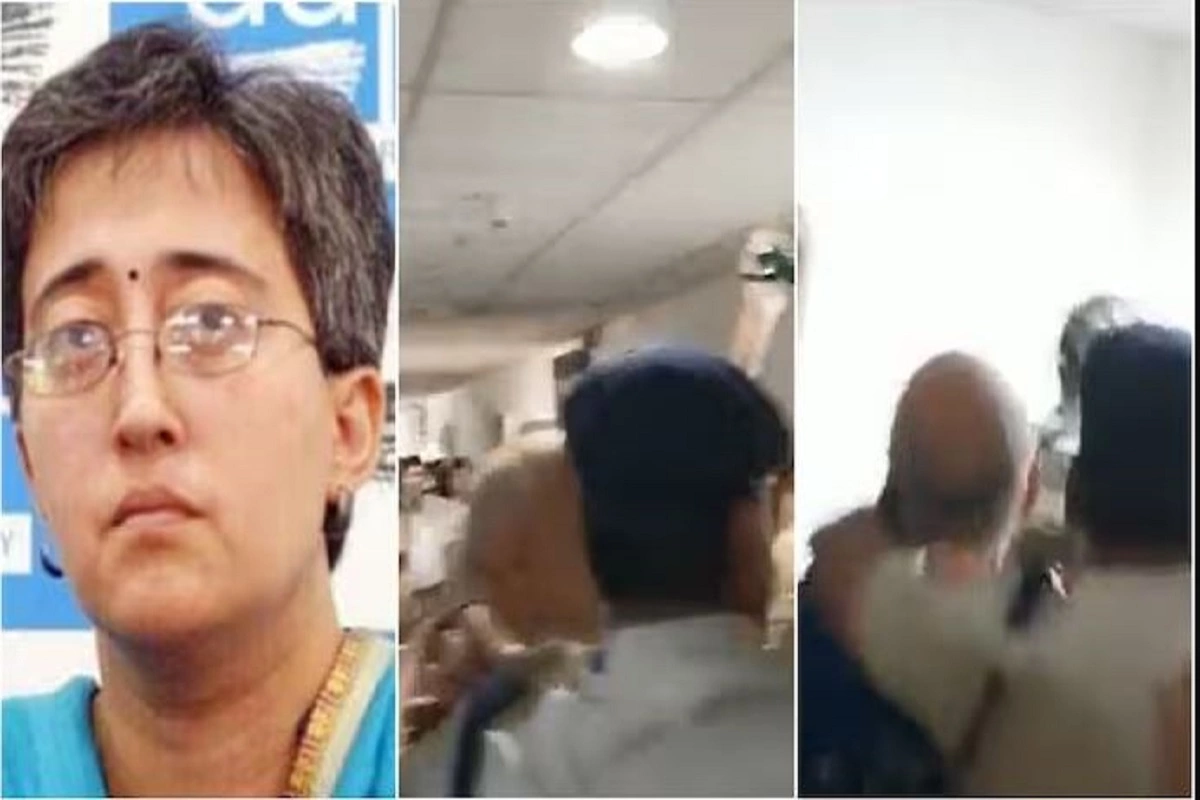 AAP Trade Charges On Delhi Police After A Video Of Cop Misbehaving With Manish Sisodia Goes Viral On Internet, Watch Here