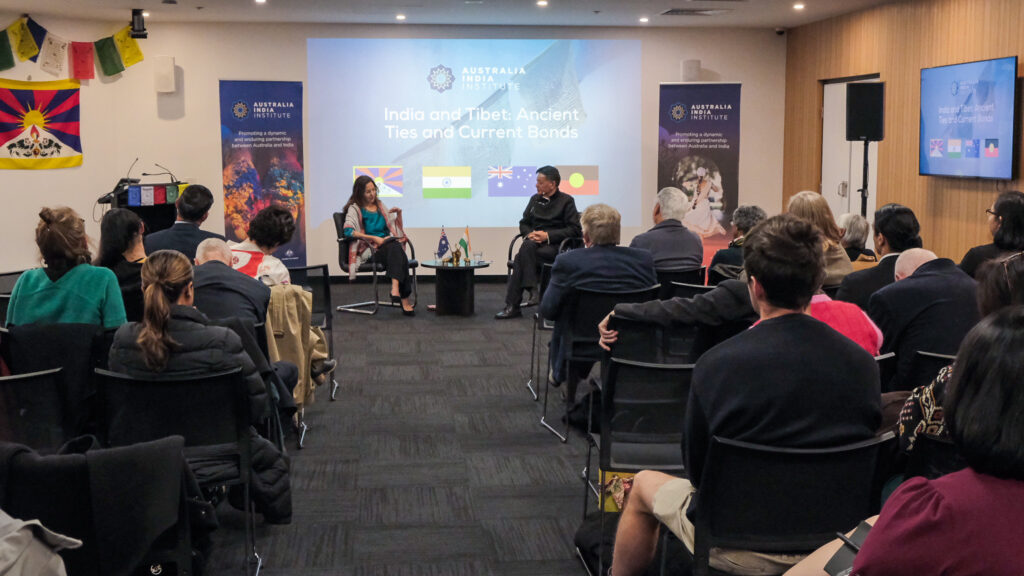 Sikyong Penpa Tsering Delivers Speech At Australia-India Institute On “India-Tibet: Ancient Ties and Current Bonds”