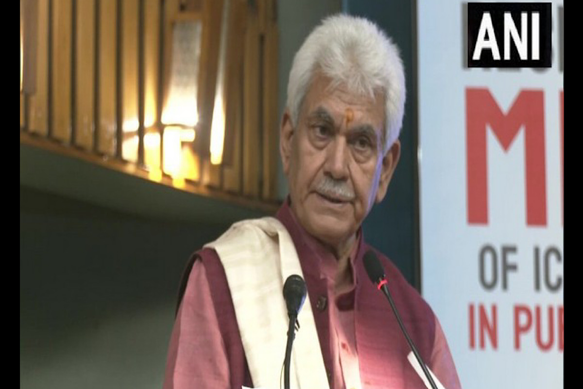 J-K: LG Manoj Sinha Praises ICAI For Its Role In Implementing Economic Policies