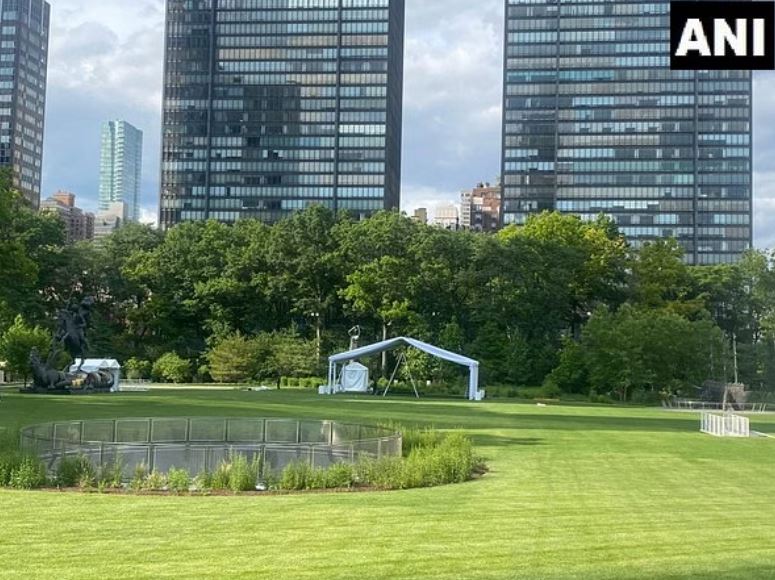 UN Headquarters Is Now Preparing For The Celebrations Of Yoga Day, Which Will Be Headed By PM Modi