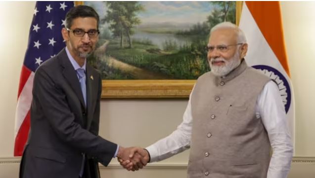 After Meeting With PM Modi, Google CEO Sundar Pichai Announced That The Company Would Invest $10 Billion In India’s Digitalization